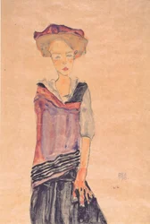 Staand meisje